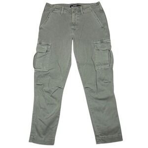 Hudson Los Angeles Womens Olive Green Cargo Pants Stretch Utility Size 25